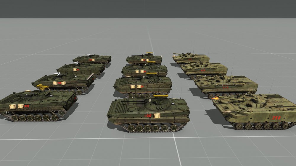 BMP-1's, BMP-2's, BMP-3's