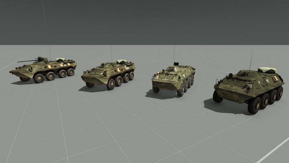 BTR-80A (Autocannon), BTR-80, BTR-70, BTR-60PB